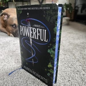 Hardcover "Powerful" by Lauren Roberts Sprayed Edges